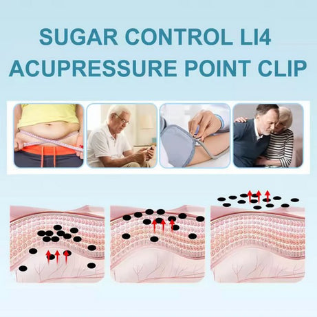 Sugar Control Acupressure Point Clip, Diabetic Treatment Tool