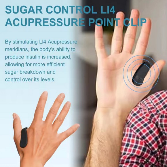 Sugar Control Acupressure Point Clip, Diabetic Treatment Tool