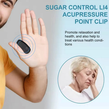 Sugar Control Acupressure Point Clip, Diabetic Treatment Tool