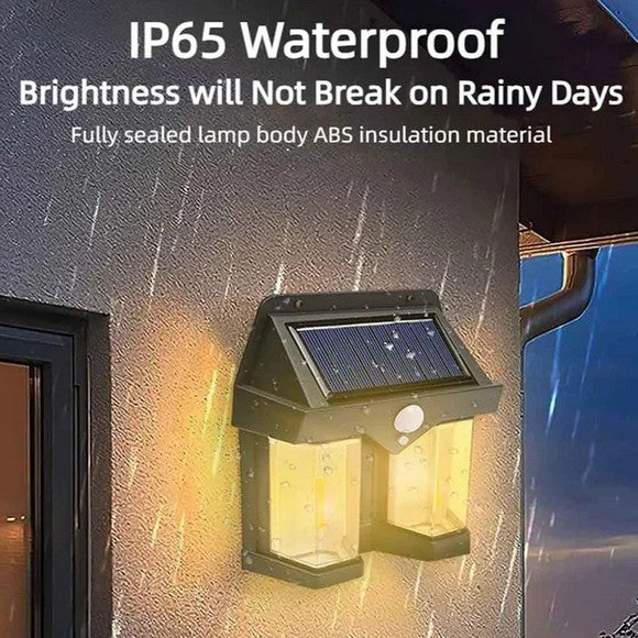 Twin Solar Wall Lamp Outdoor