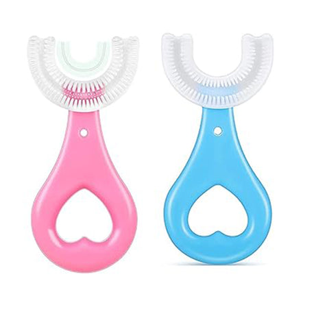 Pack of 2 U Shaped Toothbrush for Children