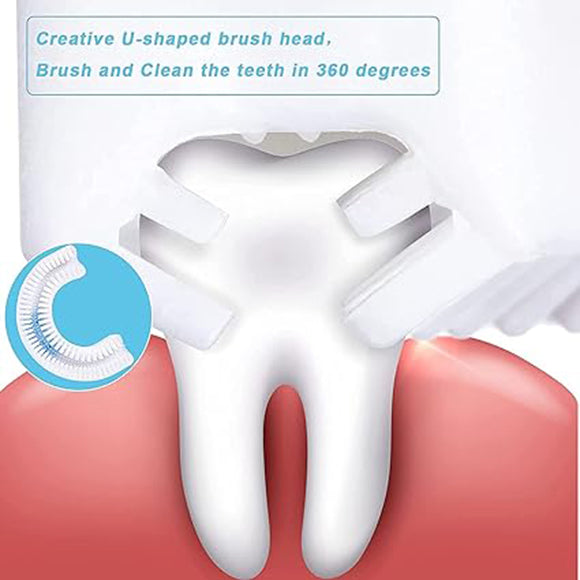 Pack of 2 U Shaped Toothbrush for Children