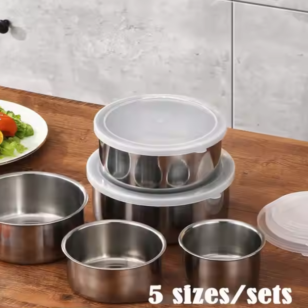 5 Piece Reusable Lunch Containers