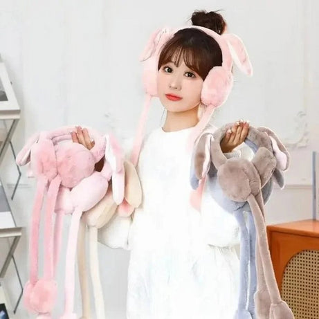 Winter Plush Bunny Earmuffs