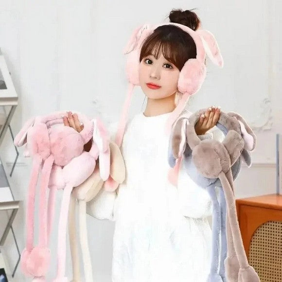 Winter Plush Bunny Earmuffs