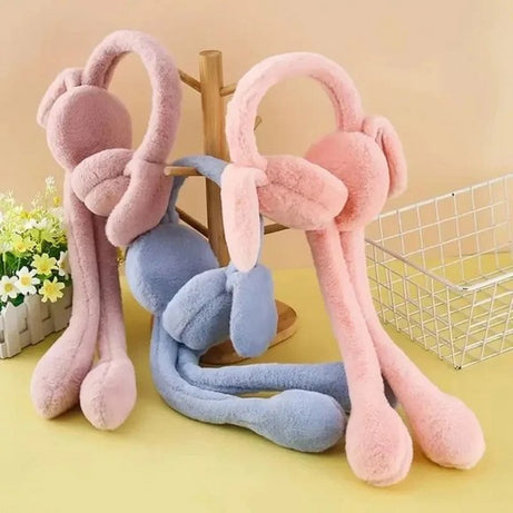 Winter Plush Bunny Earmuffs