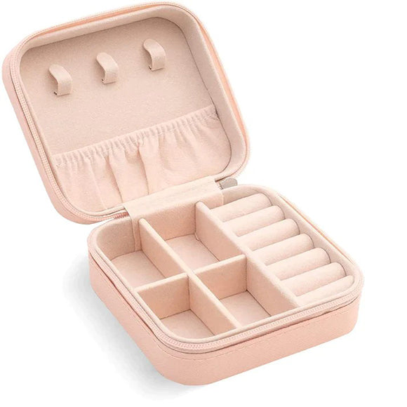 Zipper Portable Jewellery Box