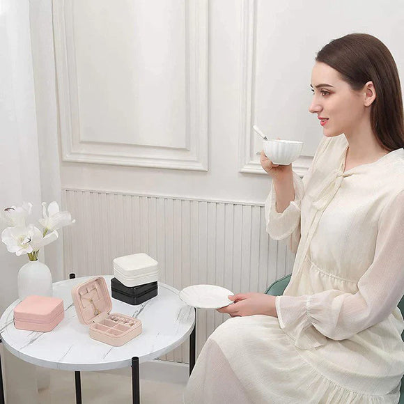 Zipper Portable Jewellery Box