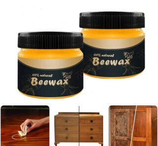 Wood Seasoning Beewax - Traditional Beewax Polish for Wood & Furniture, All-Purpose Beewax for Wood Cleaner and Polish Wipes - Non Toxic for Furniture to Beautify & Protect Price in Pakistan