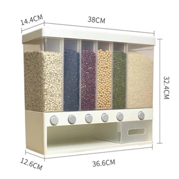 10 Kg Wall Mounted Cereal And Rice Dispenser Price in Pakistan