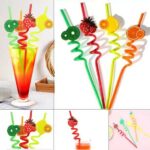 Pack Of 4 Acrylic Fruit Straws Washable & Reusable Price in Pakistan