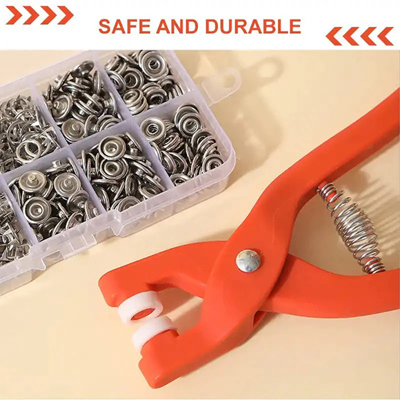 Metal Snap Button Set With Hand Pressure Plier Price in Pakistan